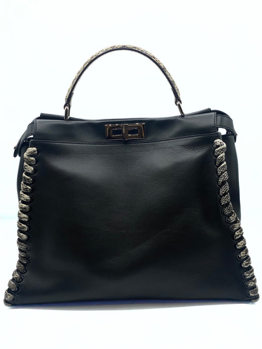 FENDI | Peekaboo Large with Python Leather Insert