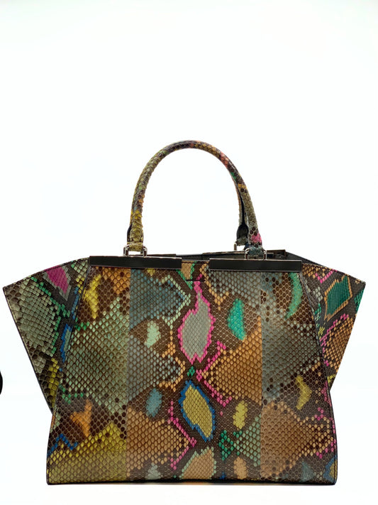 FENDI | 3Jours Python Leather Tote Bag