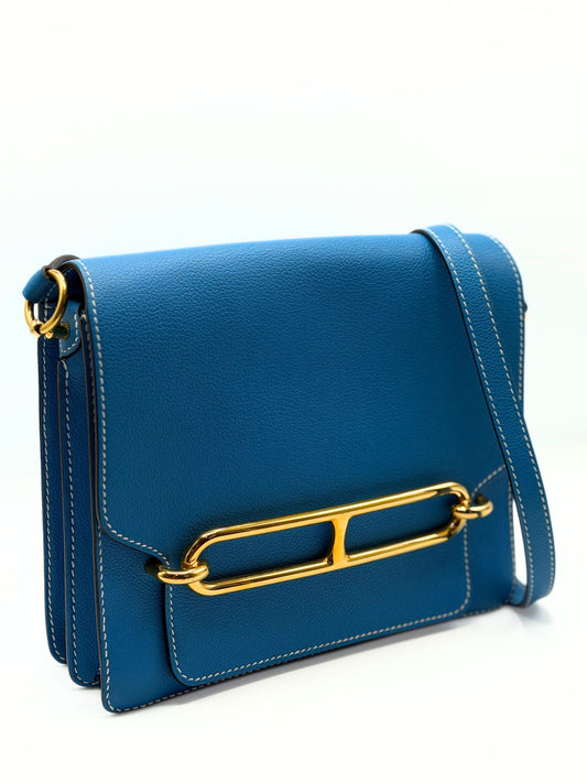 HERMES | Sac Roulis 23 Blue Hydra