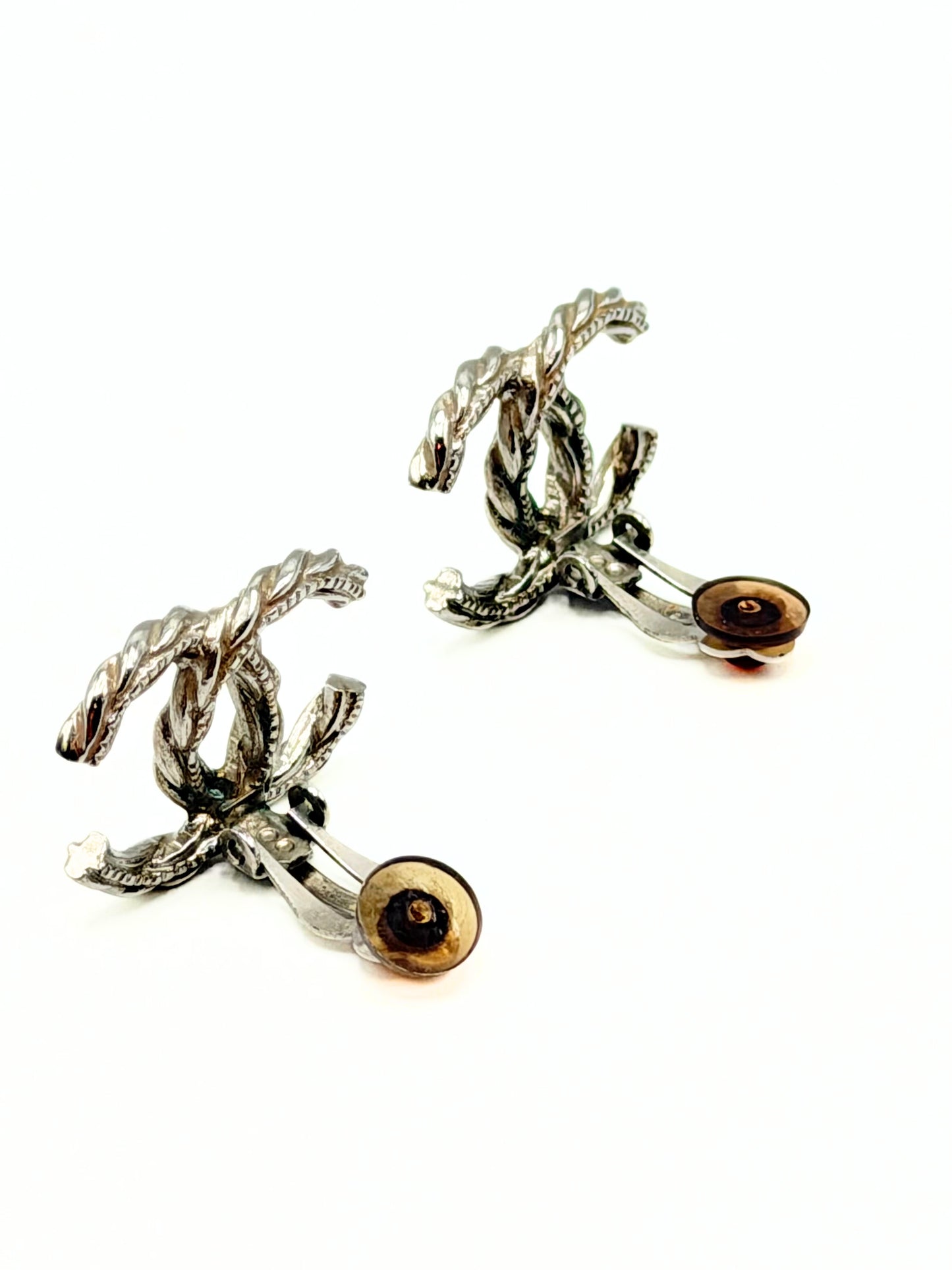 CHANEL | CC Logo Clip Earrings