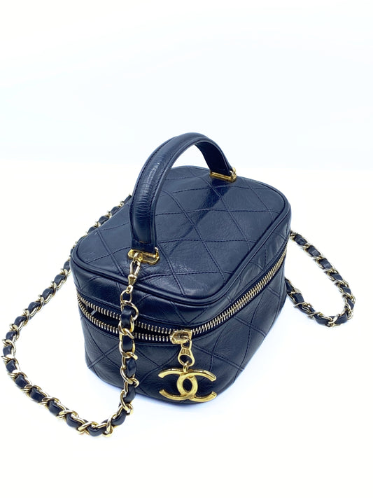 CHANEL | Mini Vanity Vintage Blue