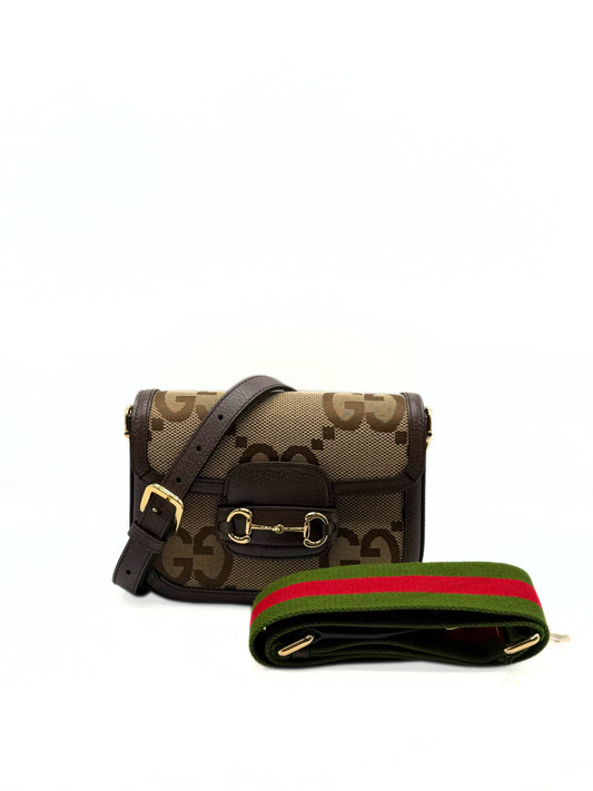 GUCCI | Horsebit 1955 Jumbo GG Mini Bag