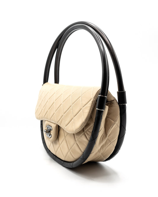 CHANEL | Quilted Leather Hula Hoop Bag 2013 Collectors Edition