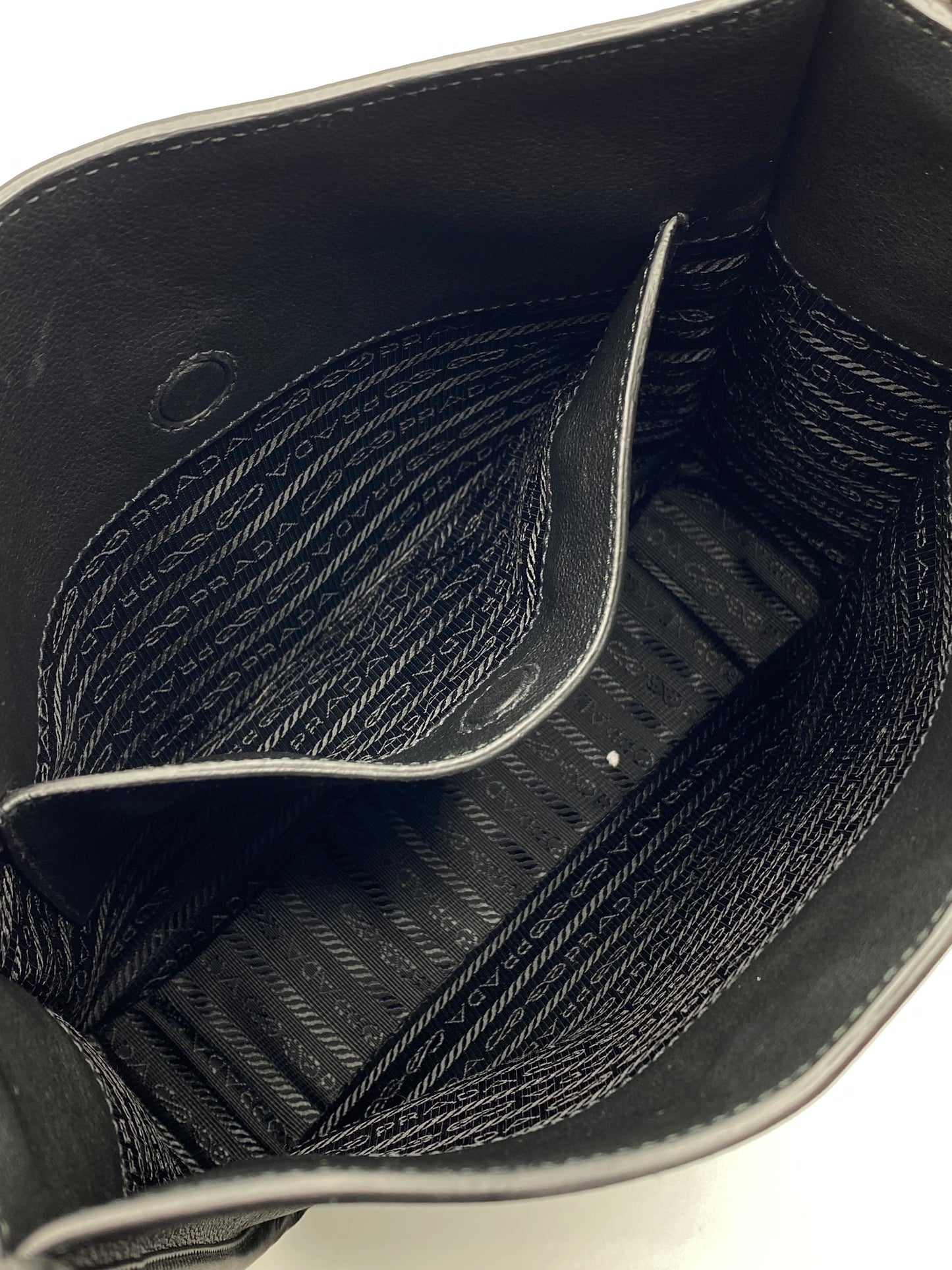 PRADA | Bandoliera Triangle Logo Shoulder Bag