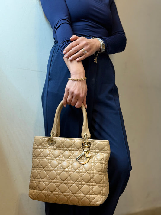 DIOR | Lady Dior Soft Tote Cannage