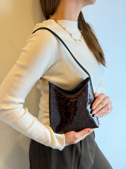 SAINT LAURENT | HOBO RENDEZ-VOUS MINI ANIMALIER