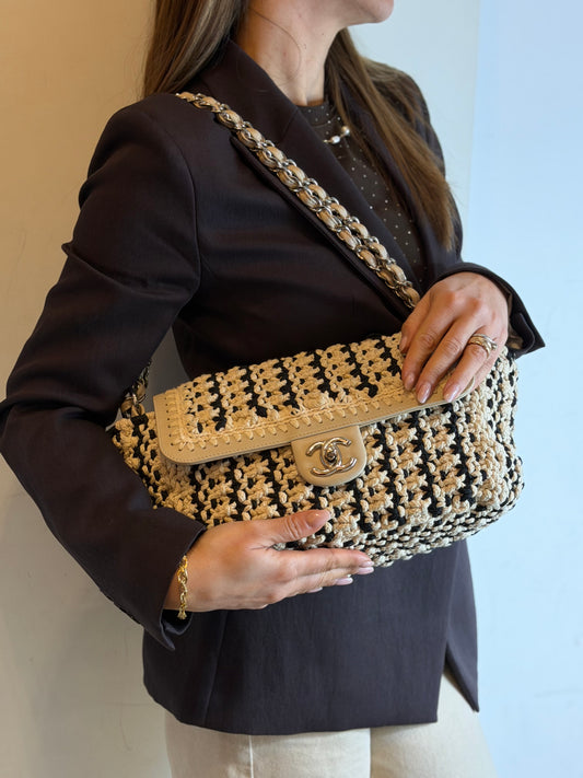 CHANEL | Accordion Crochet Bag