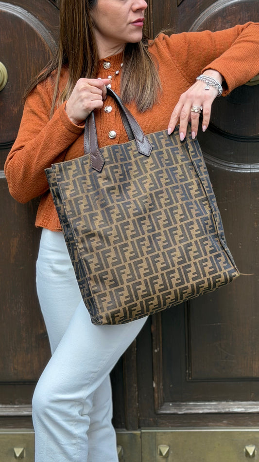 FENDI | Zucca Sac Plat Tote