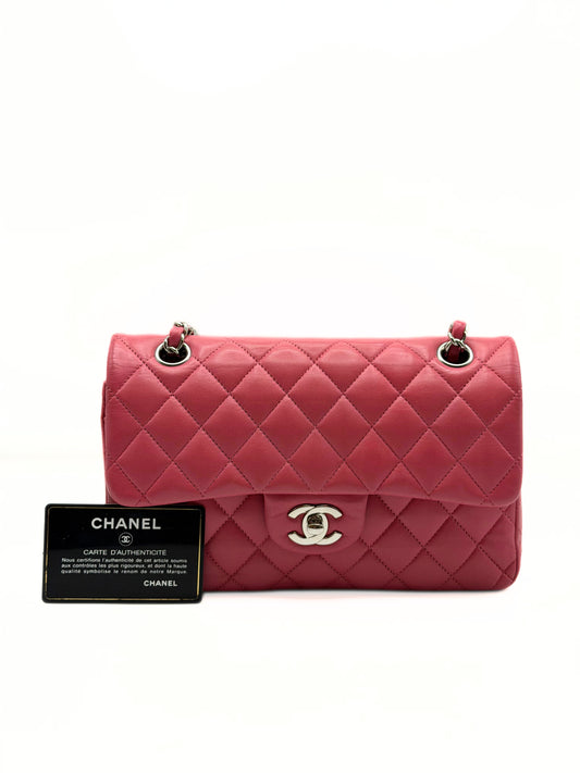 CHANEL | Classic Small Double Flap Raspberry Pink