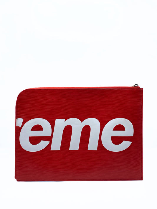 LOUIS VUITTON | Pochette Jour Epi X Supreme Limited Edition