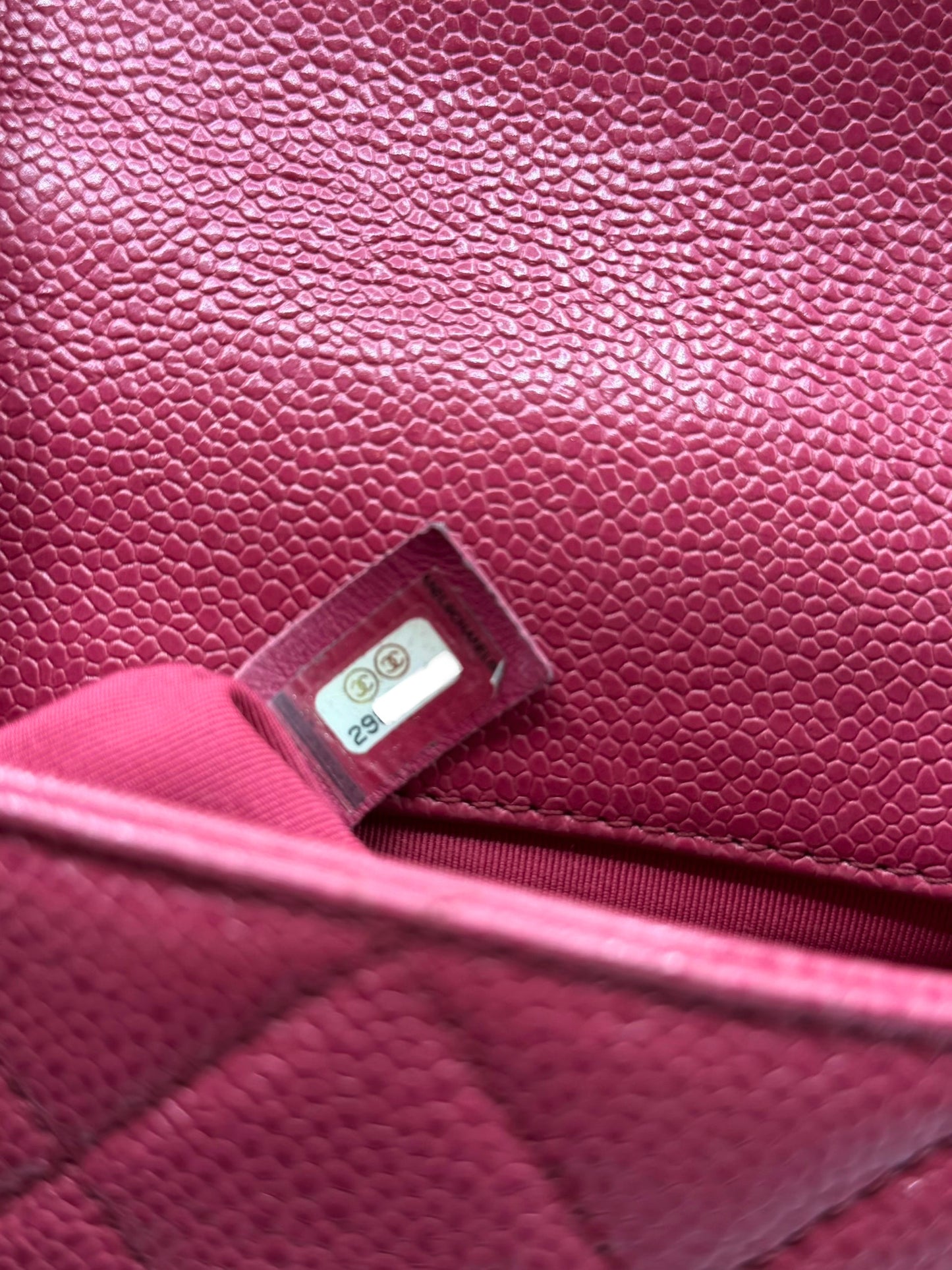CHANEL | Pink Caviar Quilted Incognito Mini Square Flap Bag