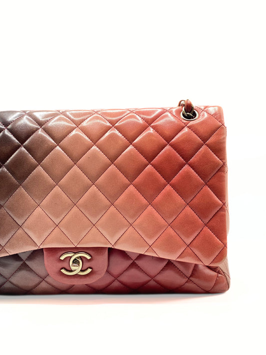 CHANEL | Maxi Jumbo Single Flap Ombre Degradé