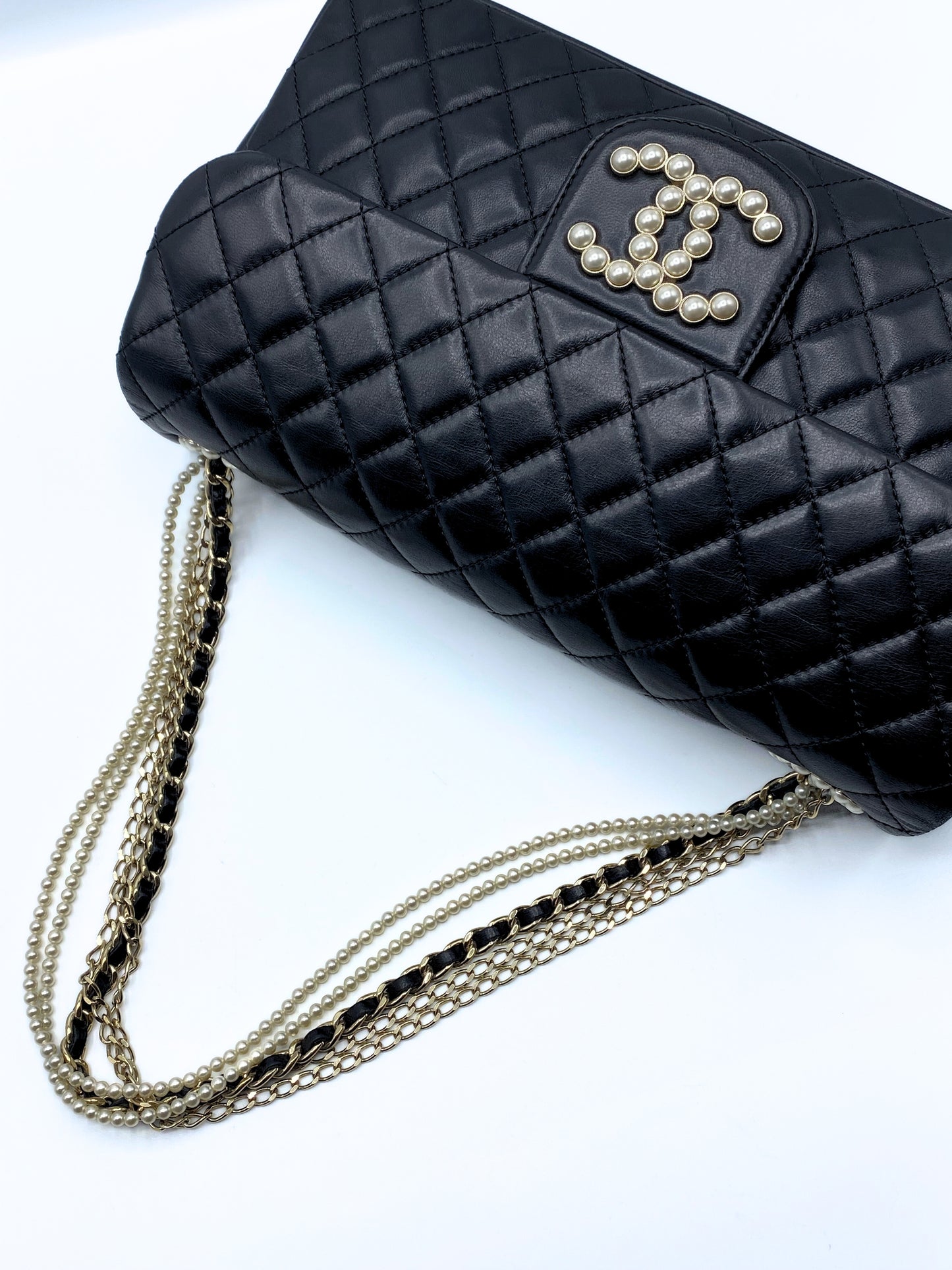 CHANEL | Westminster Pearl Chain Flap