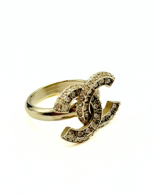CHANEL | CC Rhinestone Ring