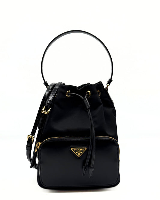 PRADA | Duet Re-Nylon Bucket Bag
