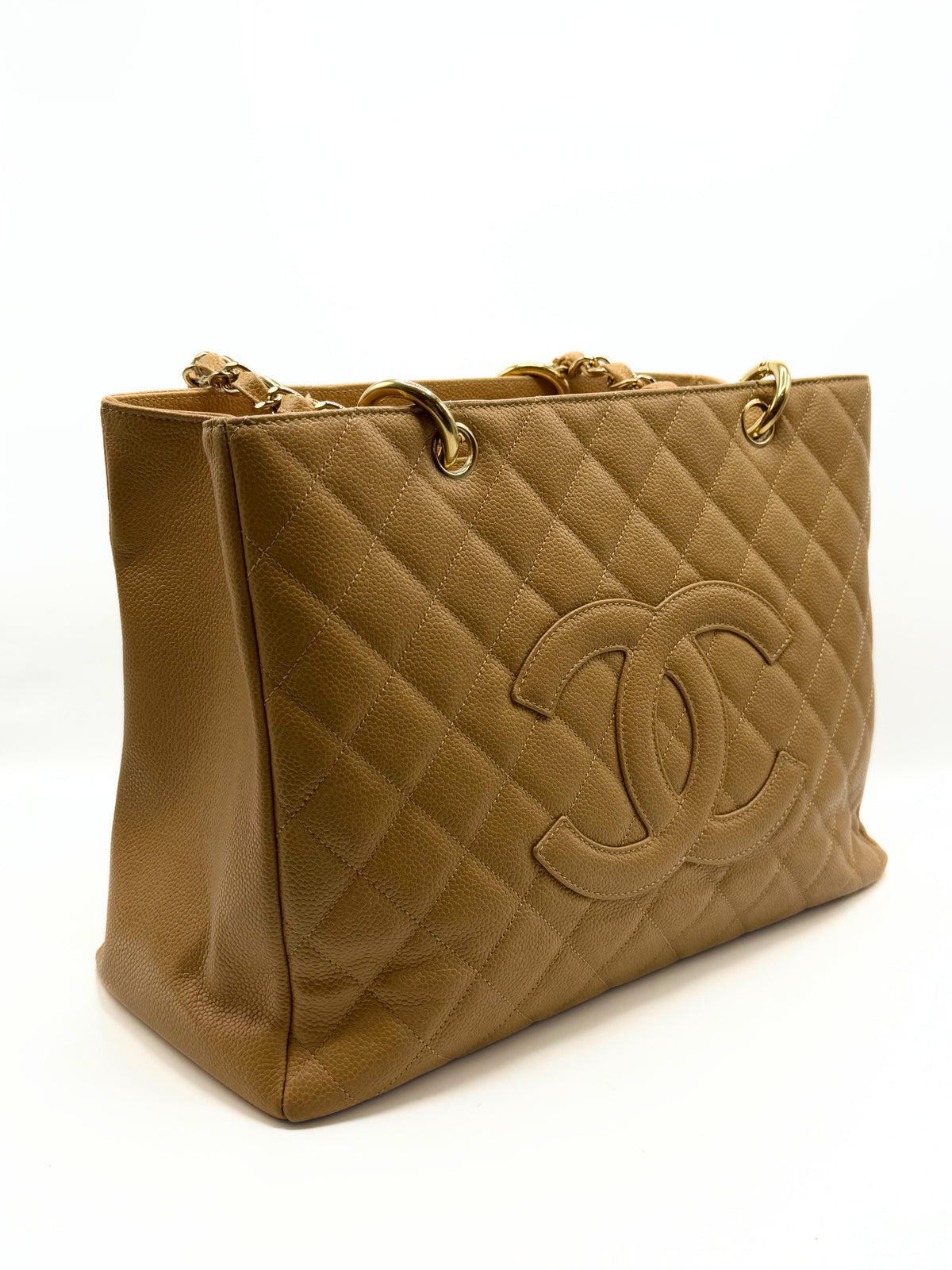 CHANEL | Grand Shopping Tote Bag Senape Vintage