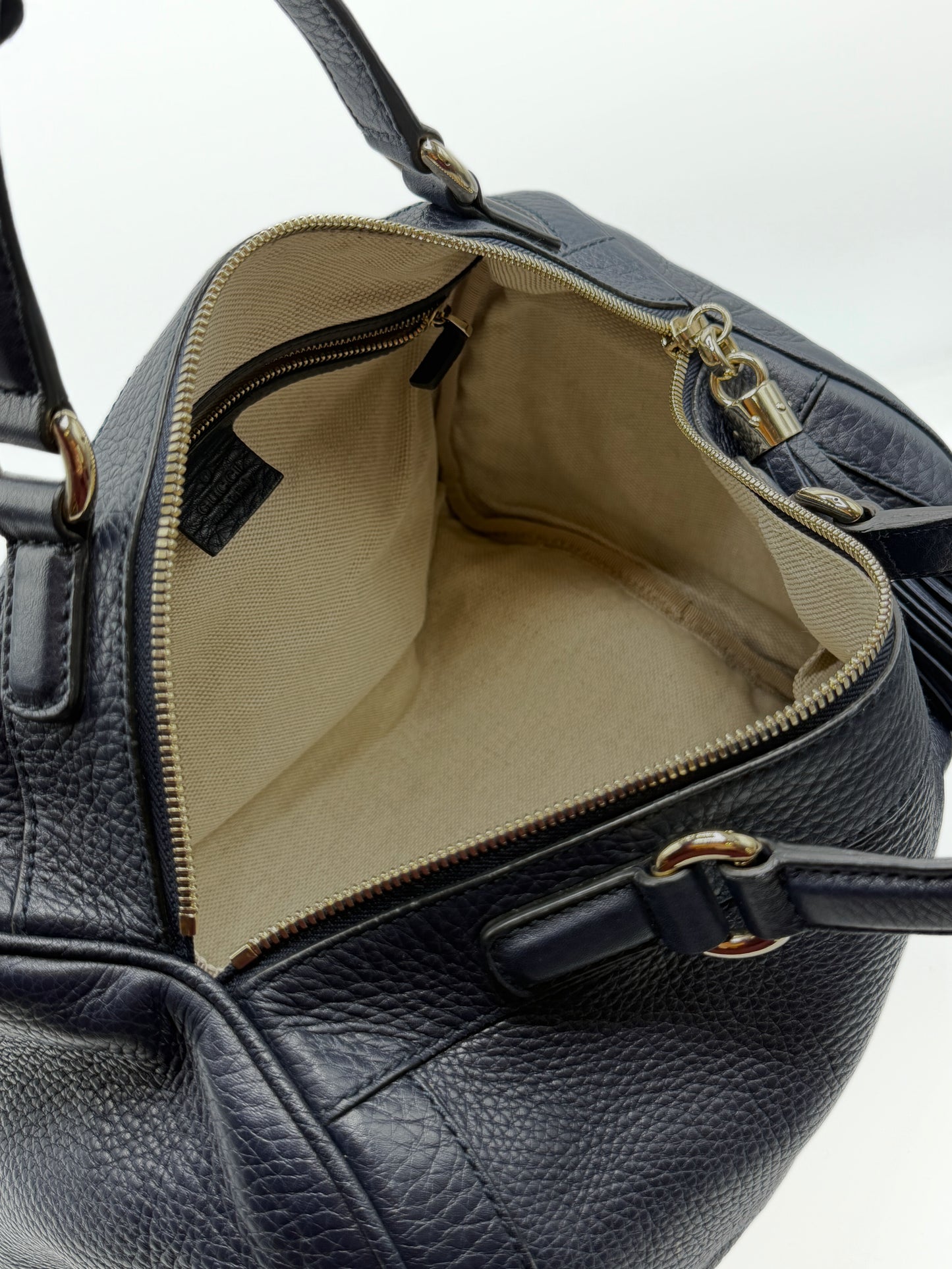 GUCCI | Soho Boston Navy Blue Bag