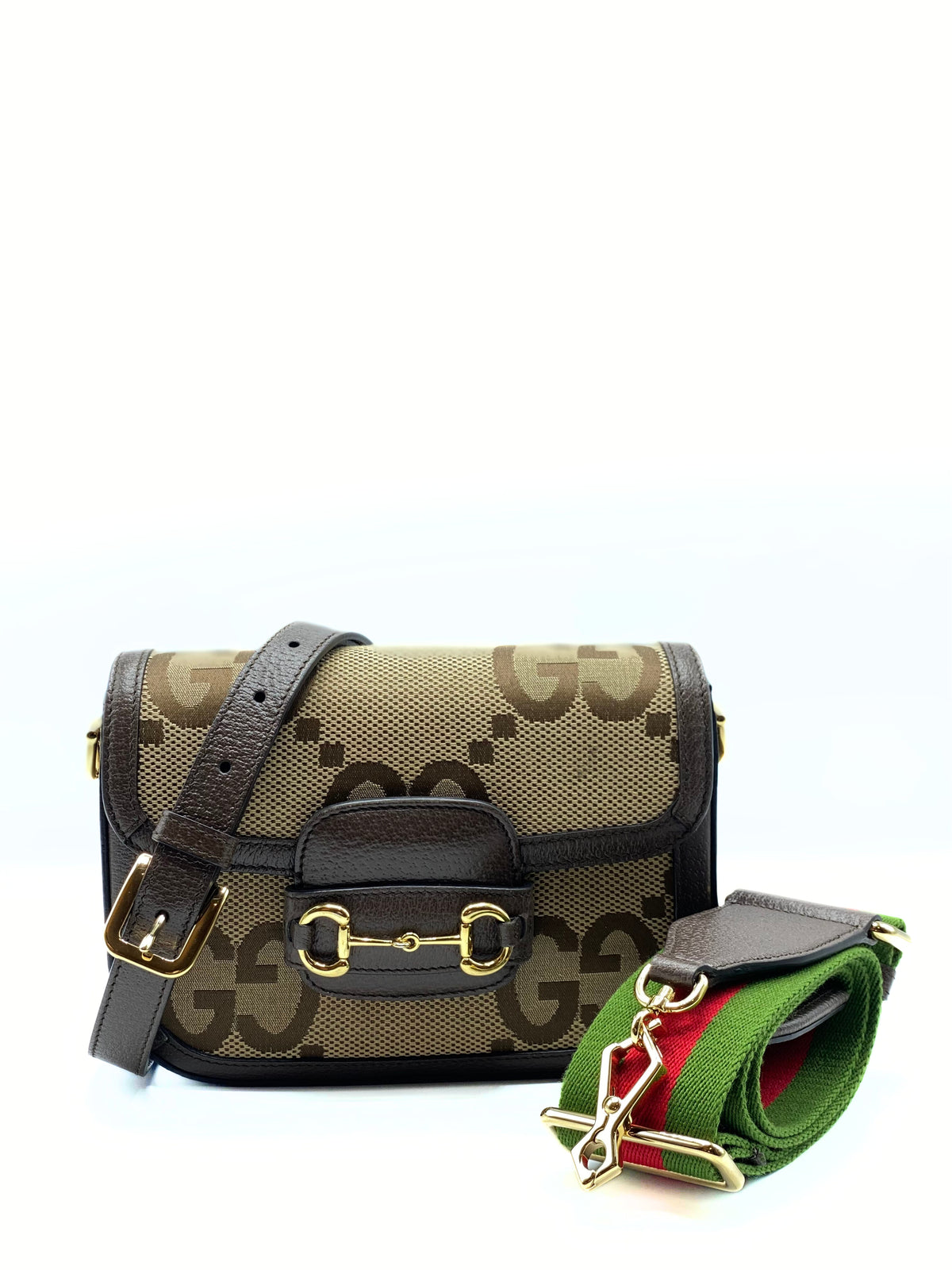 GUCCI | Horsebit 1955 Jumbo Canvas