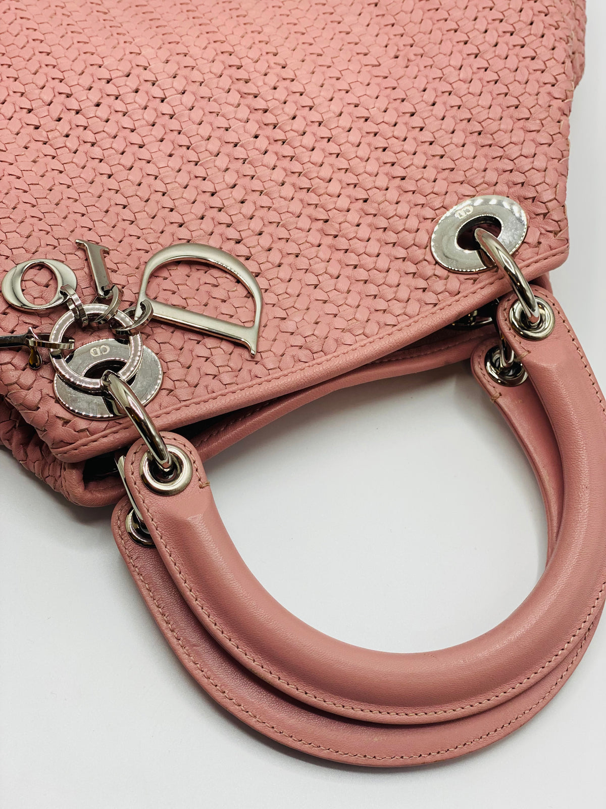 DIOR | Lady Dior Avenue Pink Leather Tote Bag