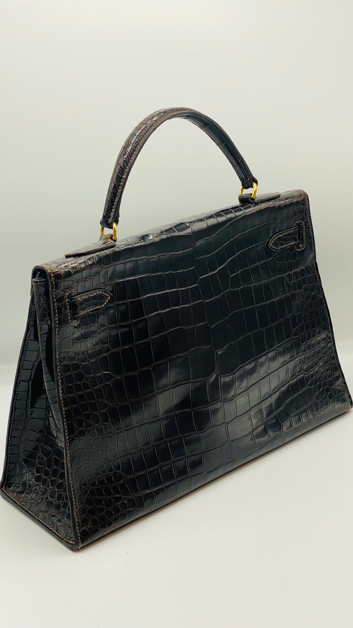 HERMES | Kelly 28 Crocodile Leather