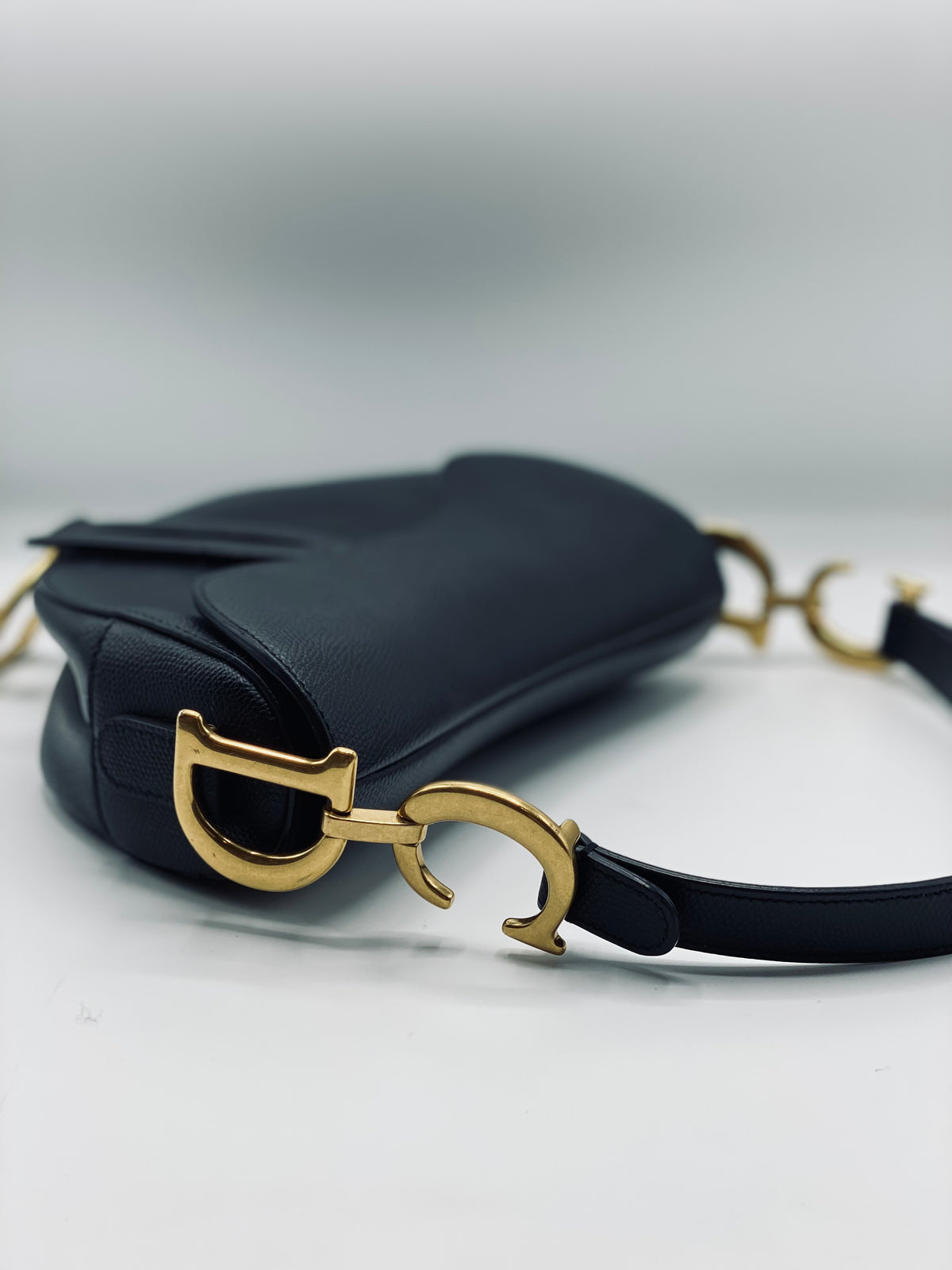 DIOR | Saddle Bag  Black Grained Calfskin