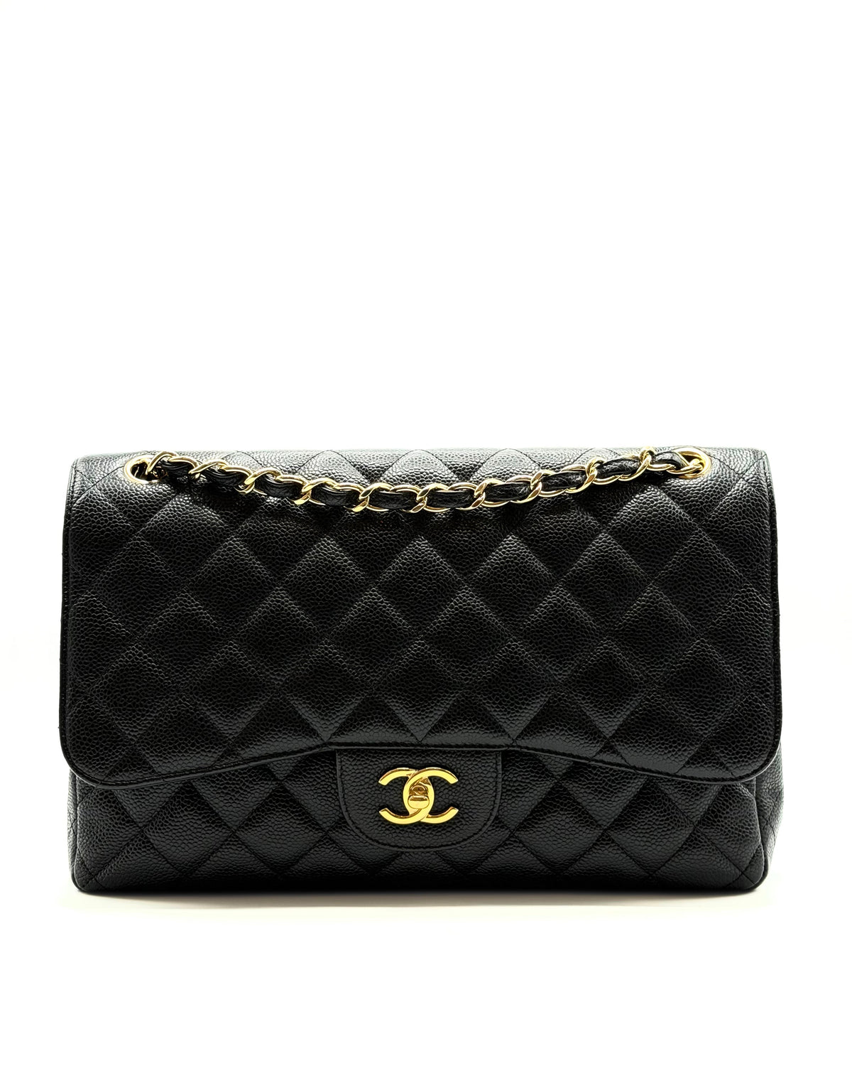 CHANEL | Jumbo Double Flap in Black Caviar