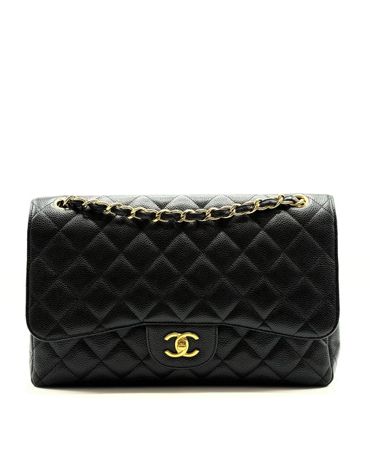 CHANEL | Jumbo Double Flap in Black Caviar