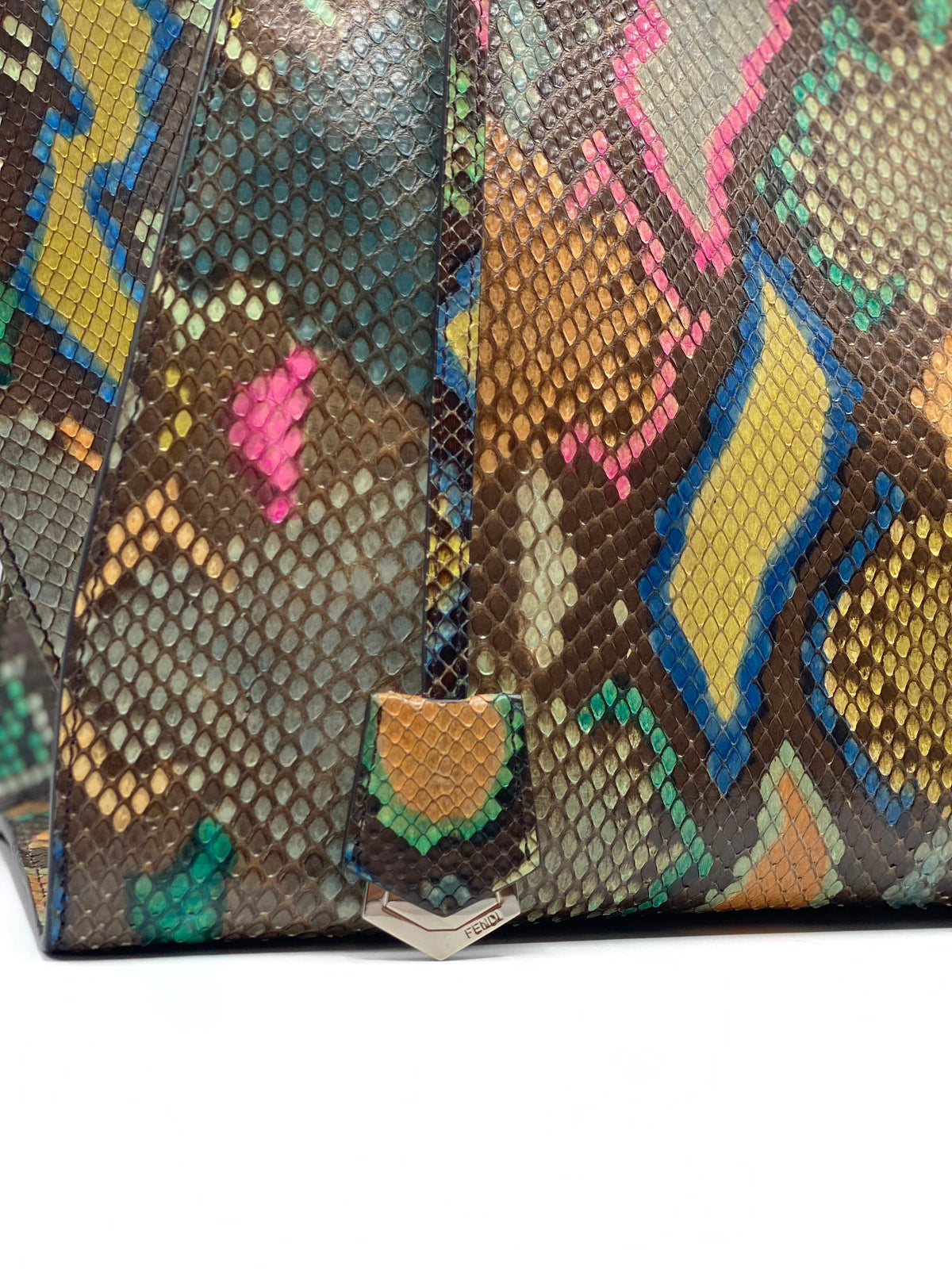 FENDI | 3Jours Python Leather Tote Bag