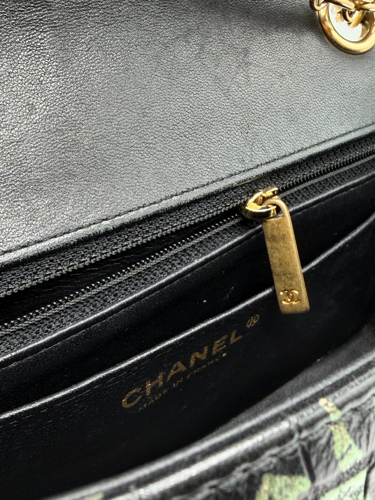 CHANEL | Graffiti Crocodile-Embossed Reissue 2.55 Mini Flap Bag
