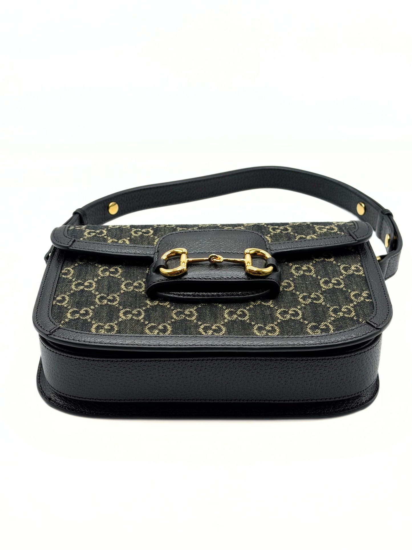 GUCCI | Horsebit 1955 Denim Jacquard