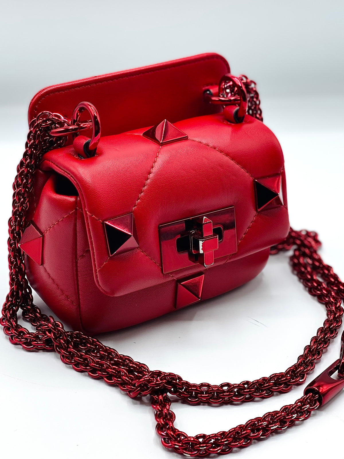 VALENTINO |  Roman Stud Mini Chain Bag