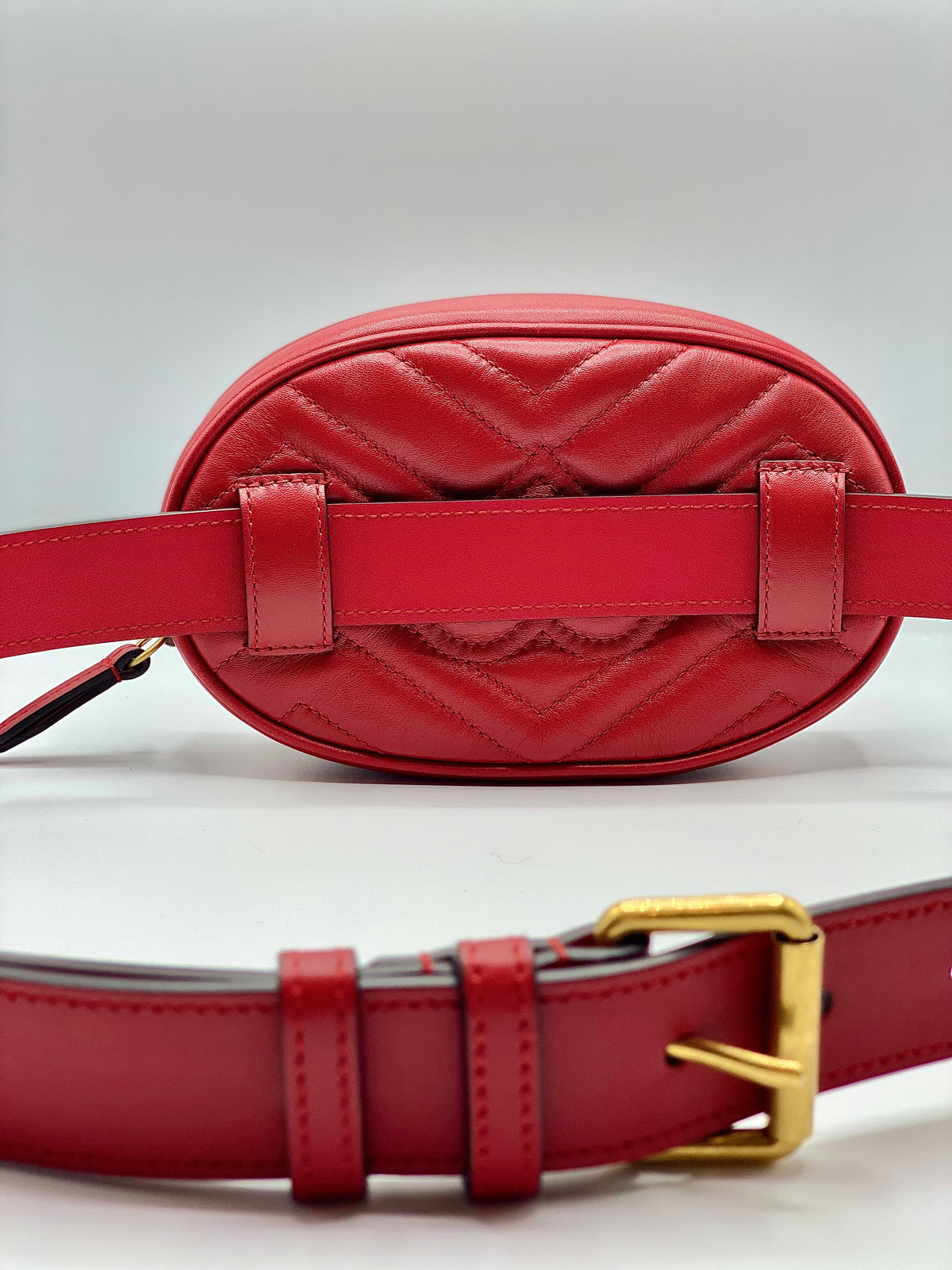 GUCCI | Marmont Red Belt Bag