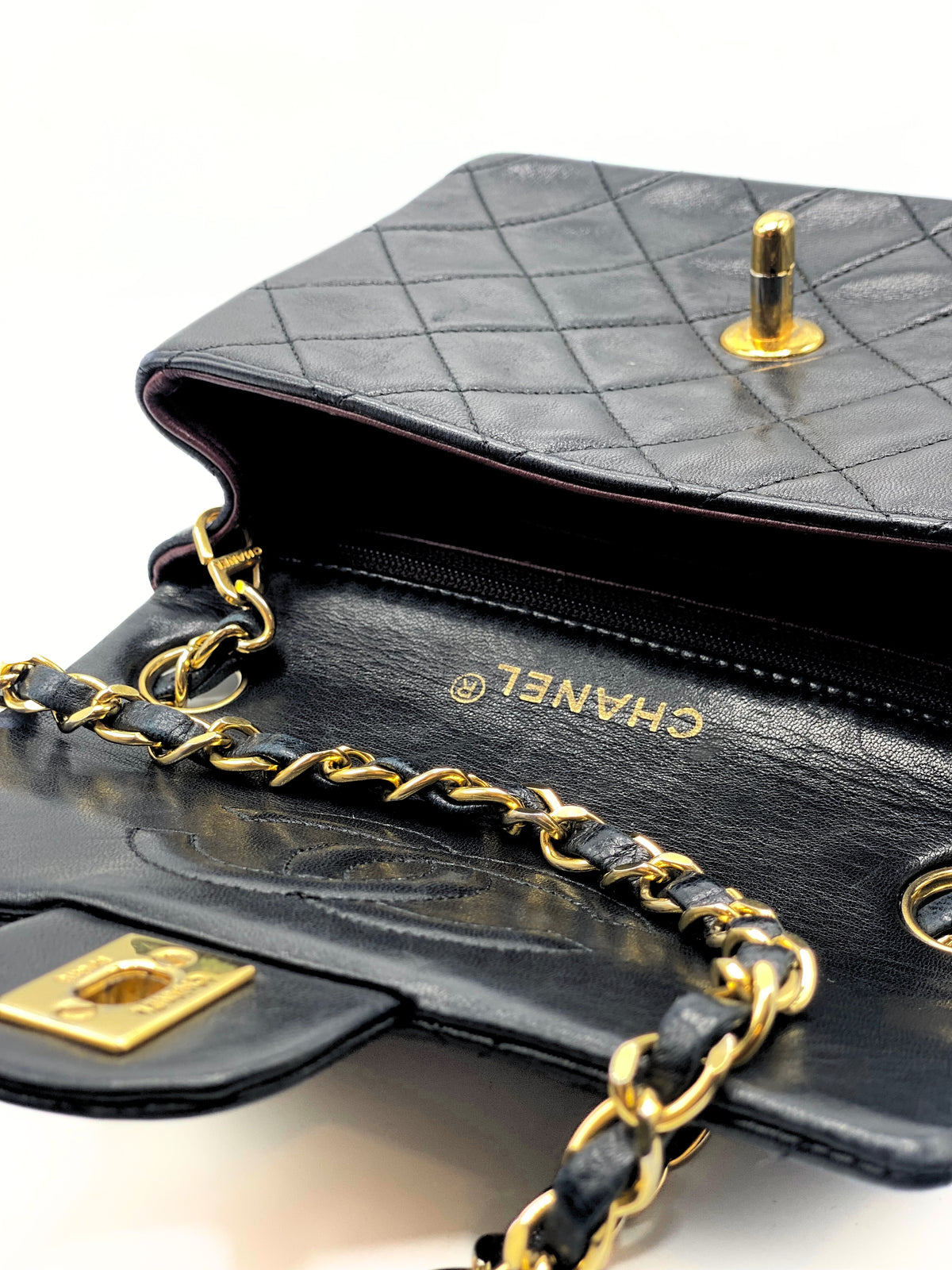 CHANEL | Mini Square Midnight Blu Vintage