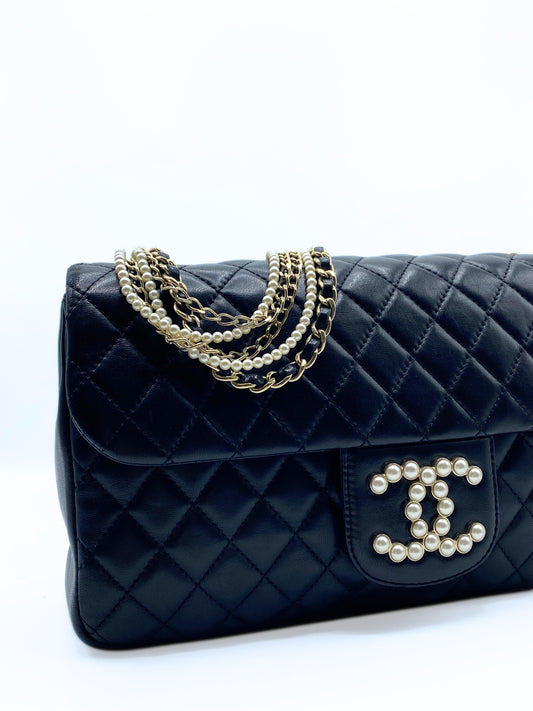 CHANEL | Westminster Pearl Chain Flap