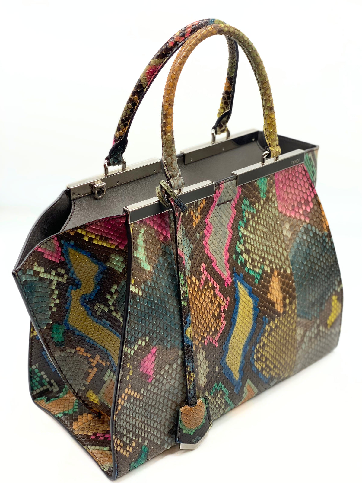 FENDI | 3Jours Python Leather Tote Bag