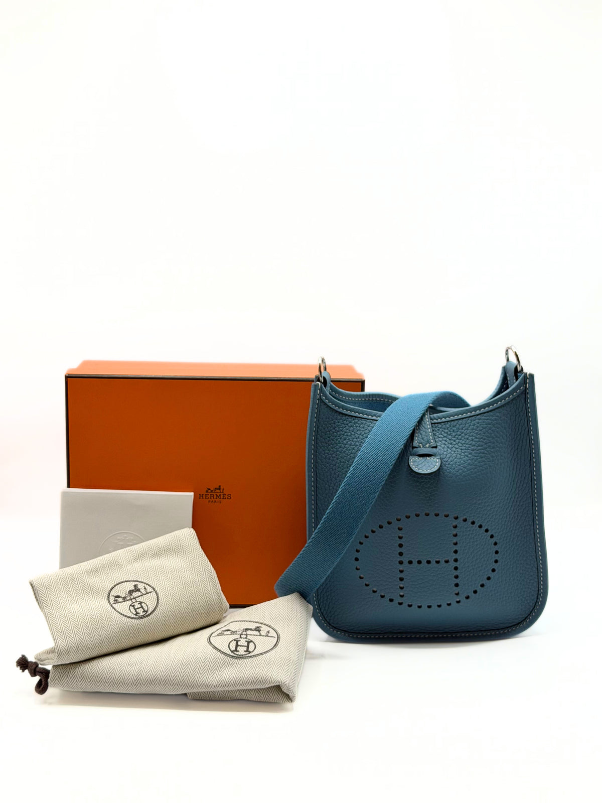 HERMES | Evelyne PM Blue Jean