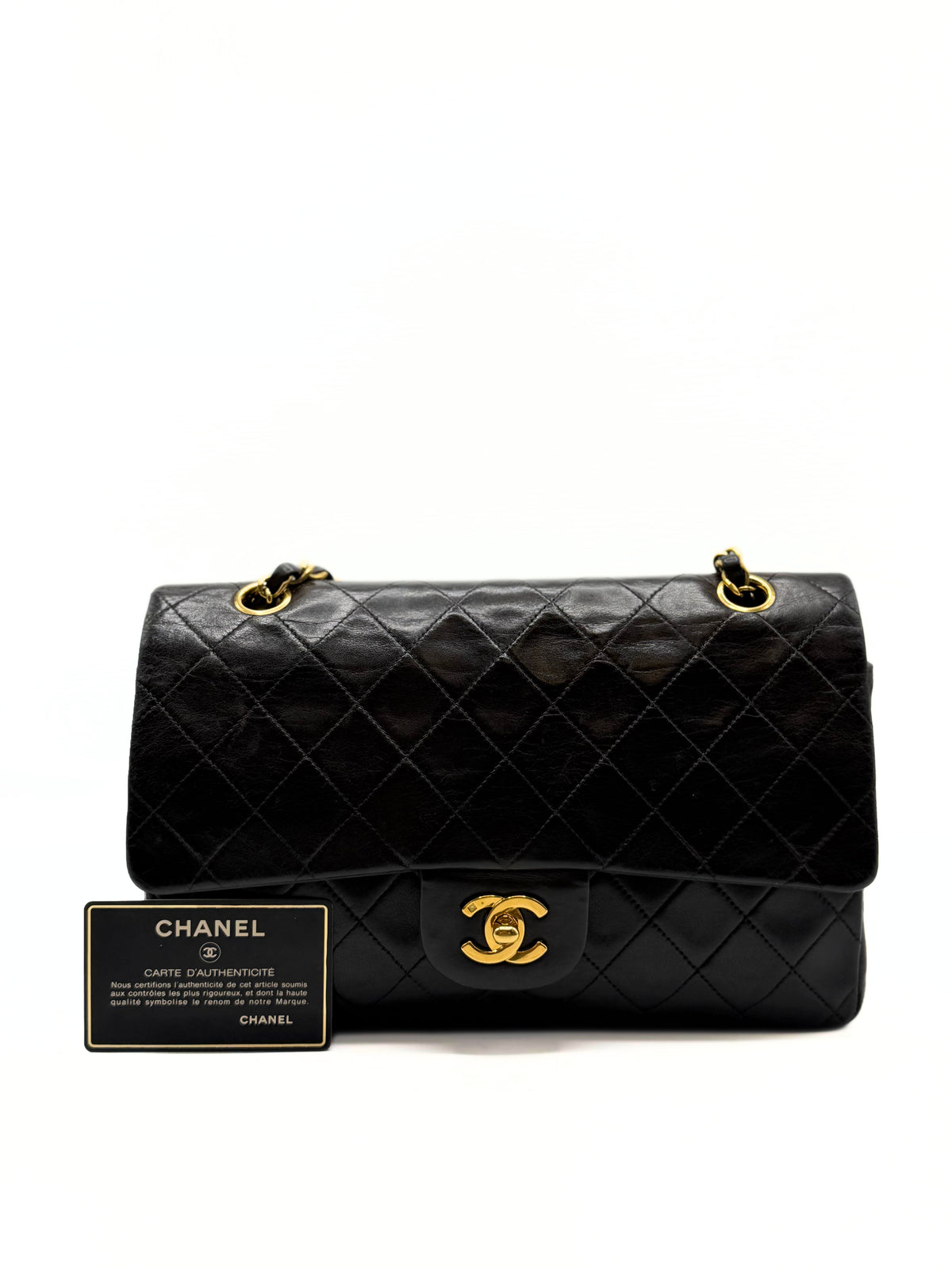 CHANEL | Timeless 2.5 Double Flap Vintage Black