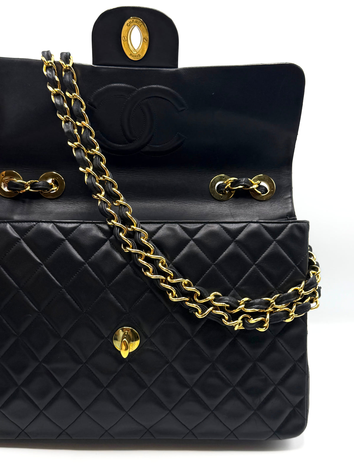 CHANEL | Maxi Logo Black Vintage