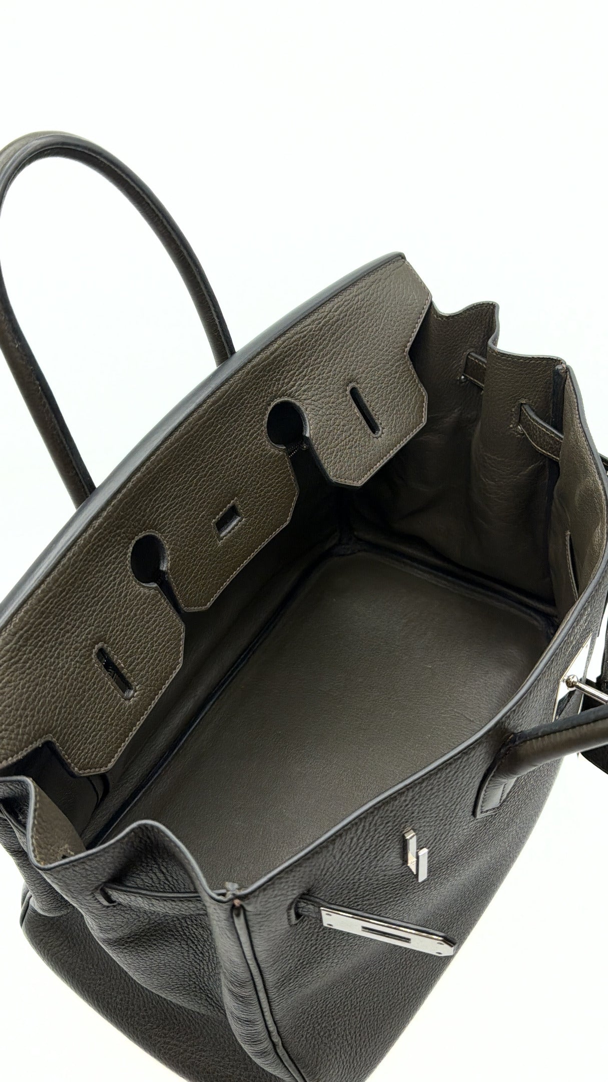 Hermès| Birkin 35 Graphite Clémence Palladium Hardware