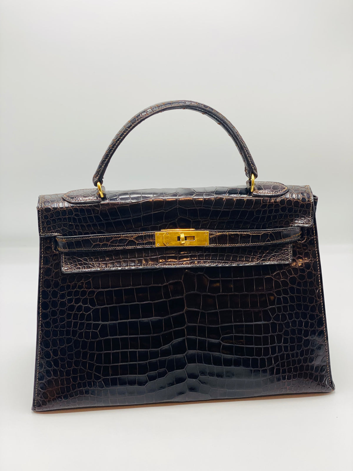 HERMES | Kelly 28 Crocodile Leather