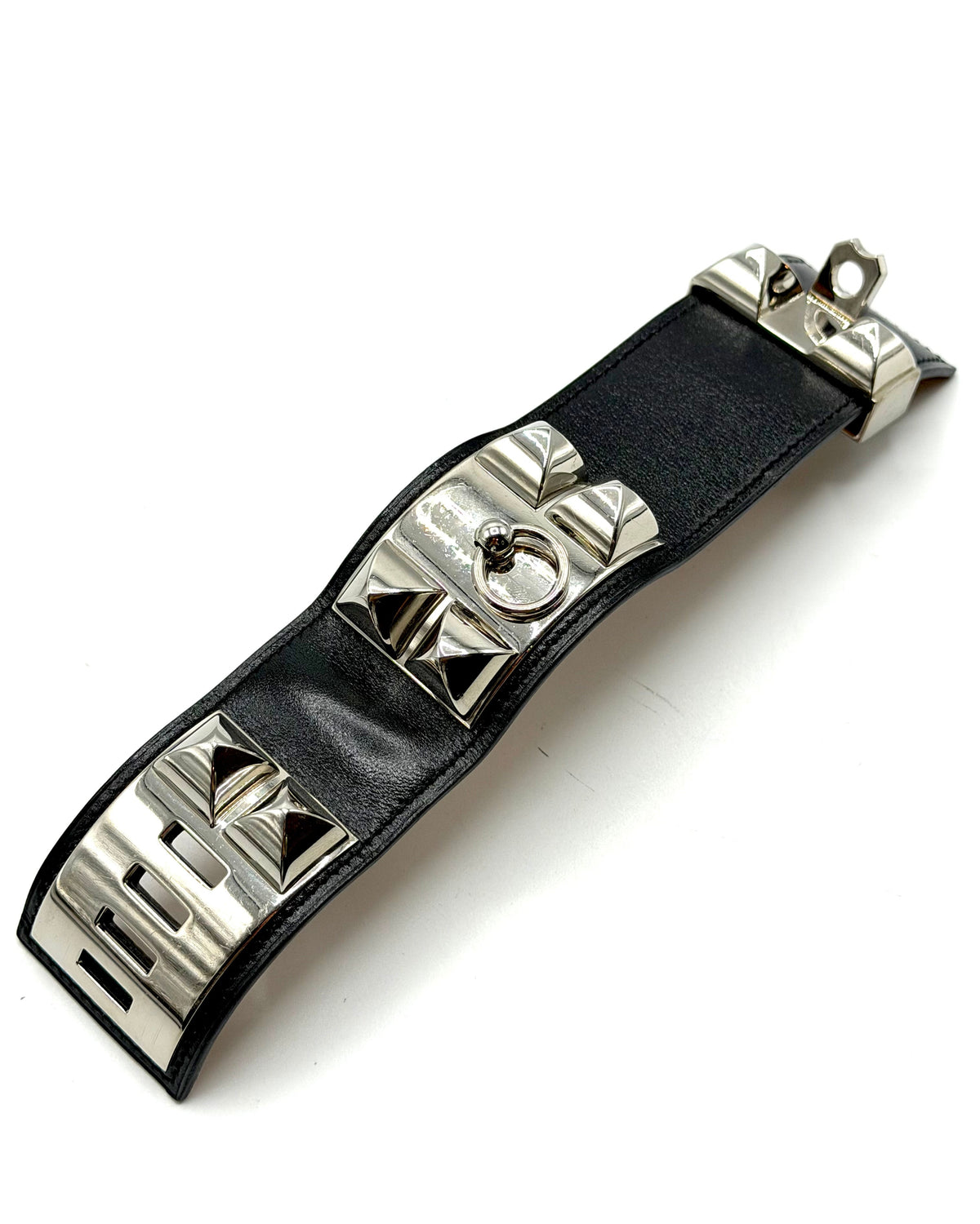HERMES | Collier De Chien Black Bracelet
