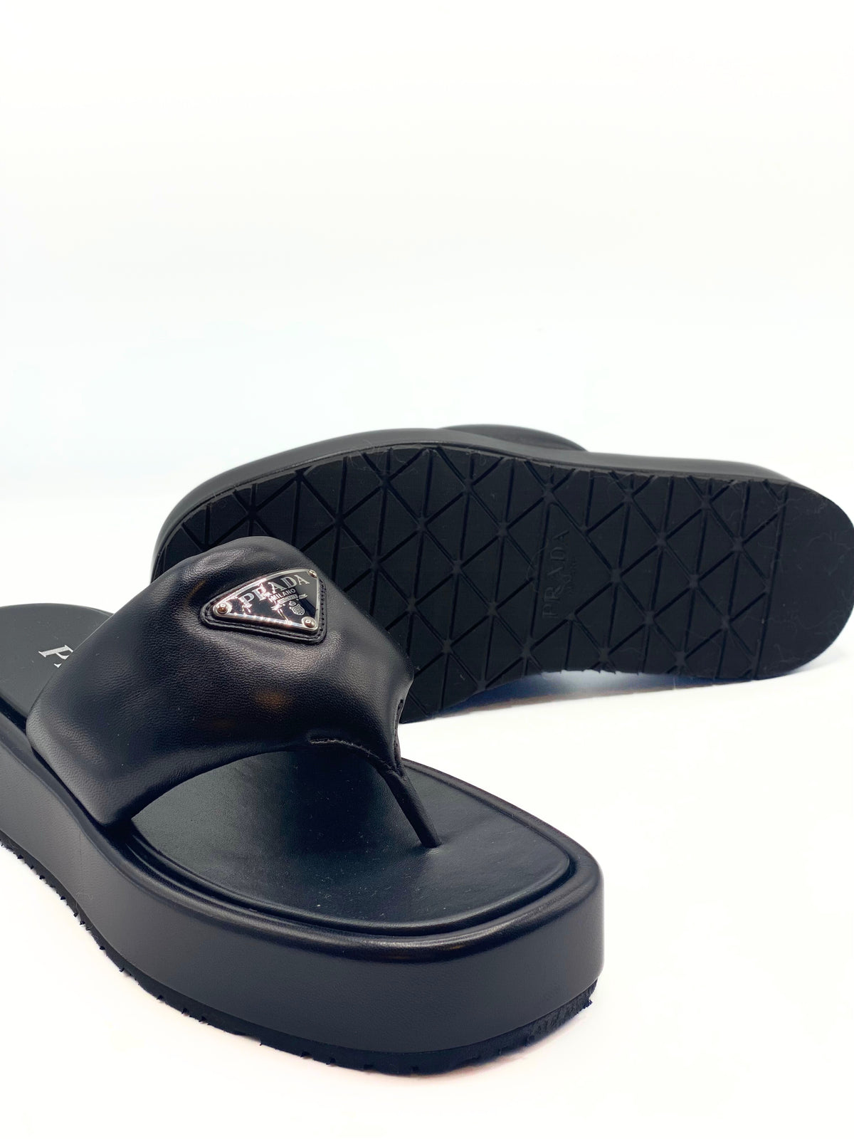 PRADA | Platform Sandals Black