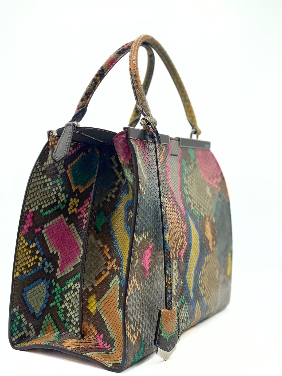 FENDI | 3Jours Python Leather Tote Bag