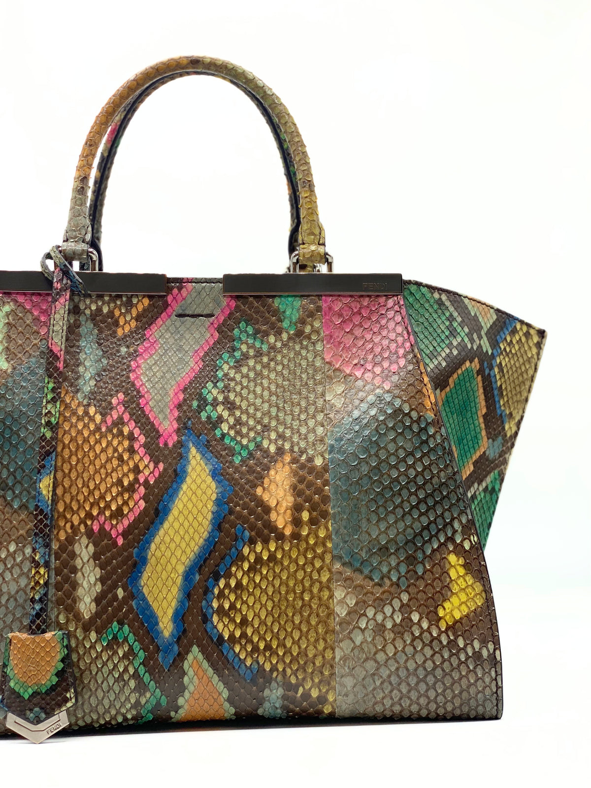 FENDI | 3Jours Python Leather Tote Bag