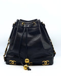 CHANEL | CC Drawstring Bag Vintage