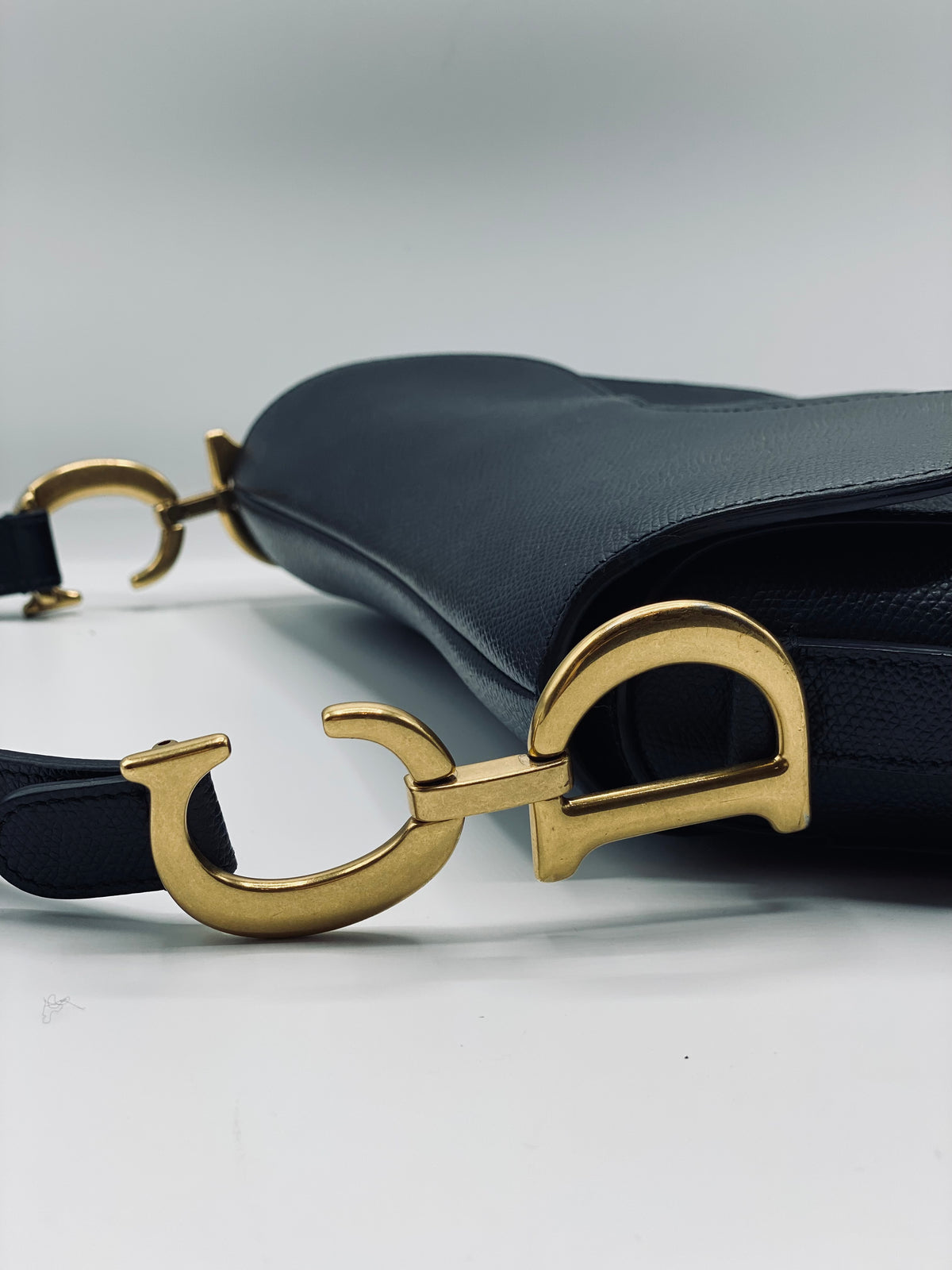 DIOR | Saddle Bag  Black Grained Calfskin