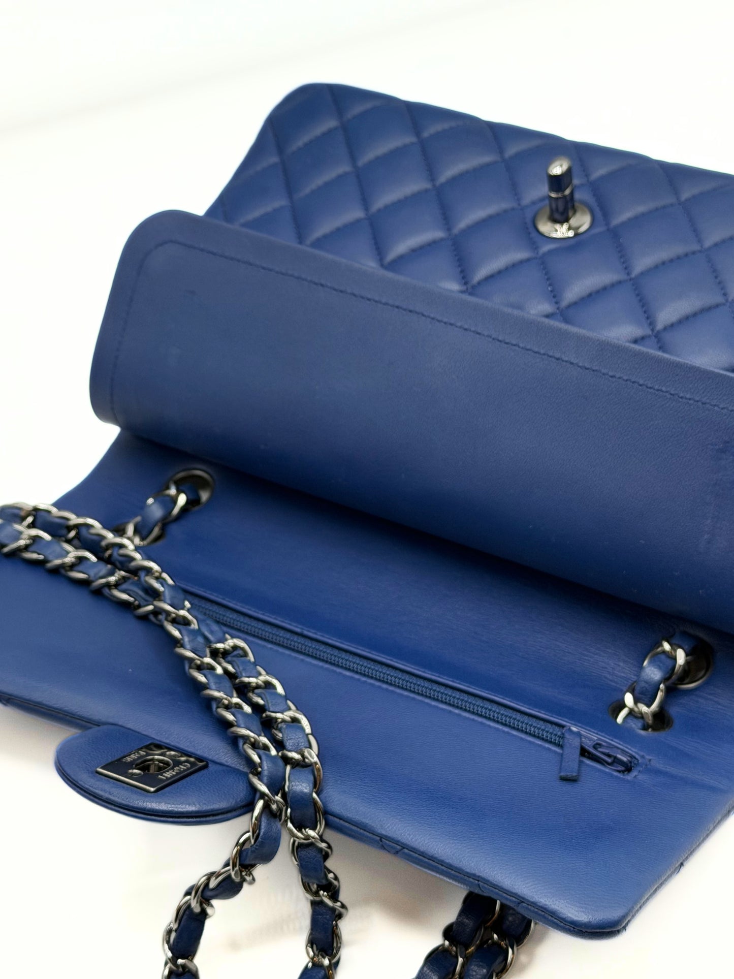 CHANEL | Classic Medium Double Flap Navy Blue
