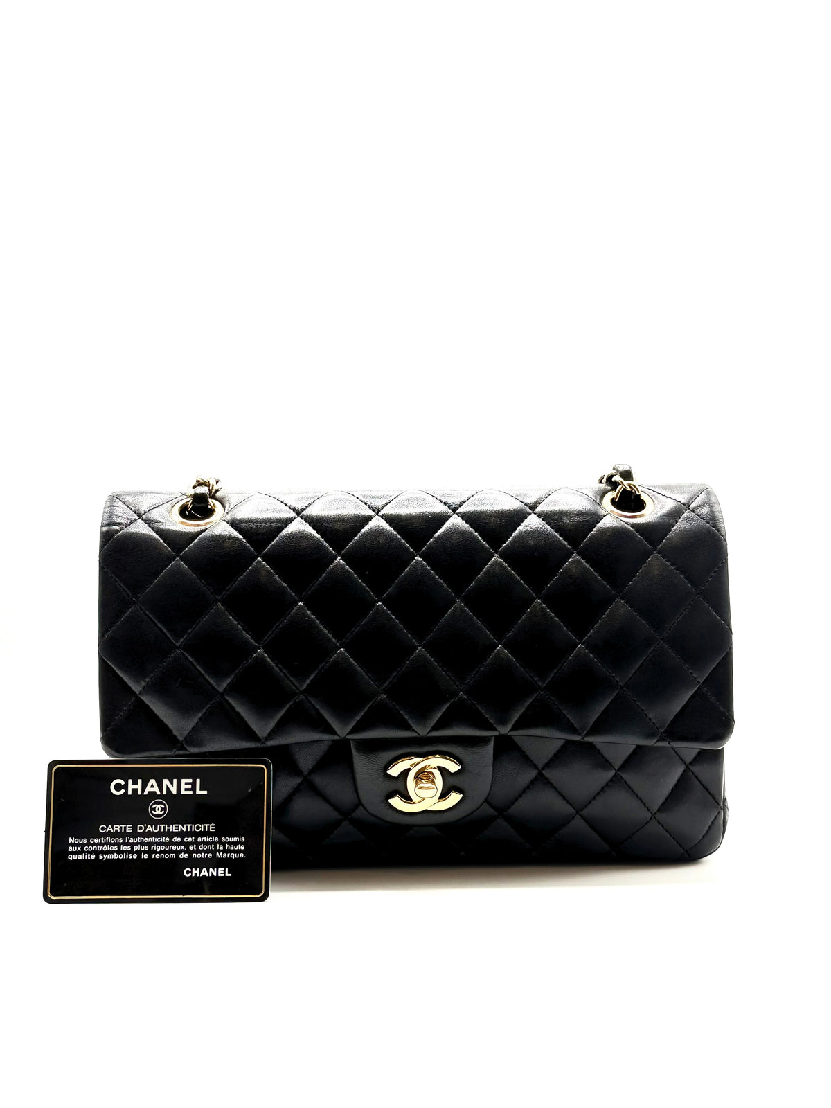 CHANEL | Timeless 2.5 Black Double Flap