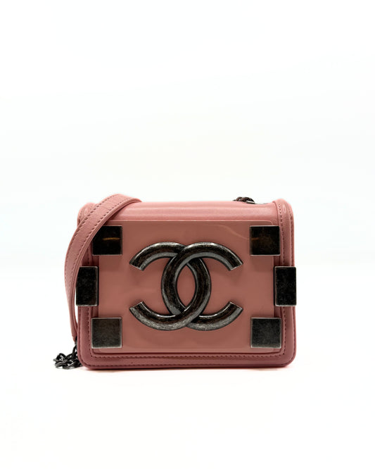 CHANEL | Pink Mini Boy Brick Flap Bag
