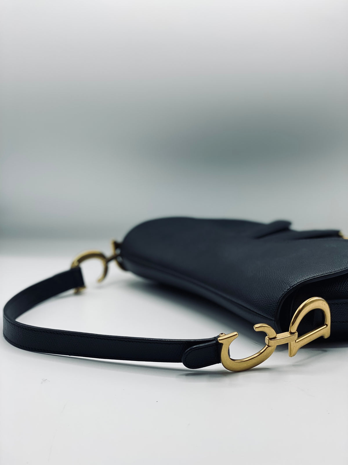 DIOR | Saddle Bag  Black Grained Calfskin